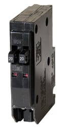 Square D 20/20 amps Tandem Single Pole Circuit Breaker