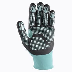 Wells Lamont Women's Indoor/Outdoor Gripper Grip Gloves Teal M 1 pair