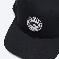 Costa Medallion Trucker Hat Black One Size Fits All