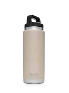 YETI  Rambler  Sand  Stainless Steel  No Sweat  Double Wall Water Bottle  BPA Free 26 oz. 