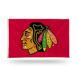 Rico Blackhawks Flag 0.125 in. H X 3 ft. W X 5 ft. L