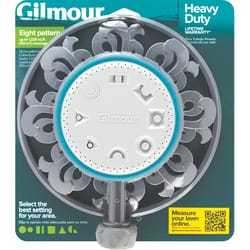 Gilmour Ring Base 8-Pattern Turret Sprinkler 1 pk