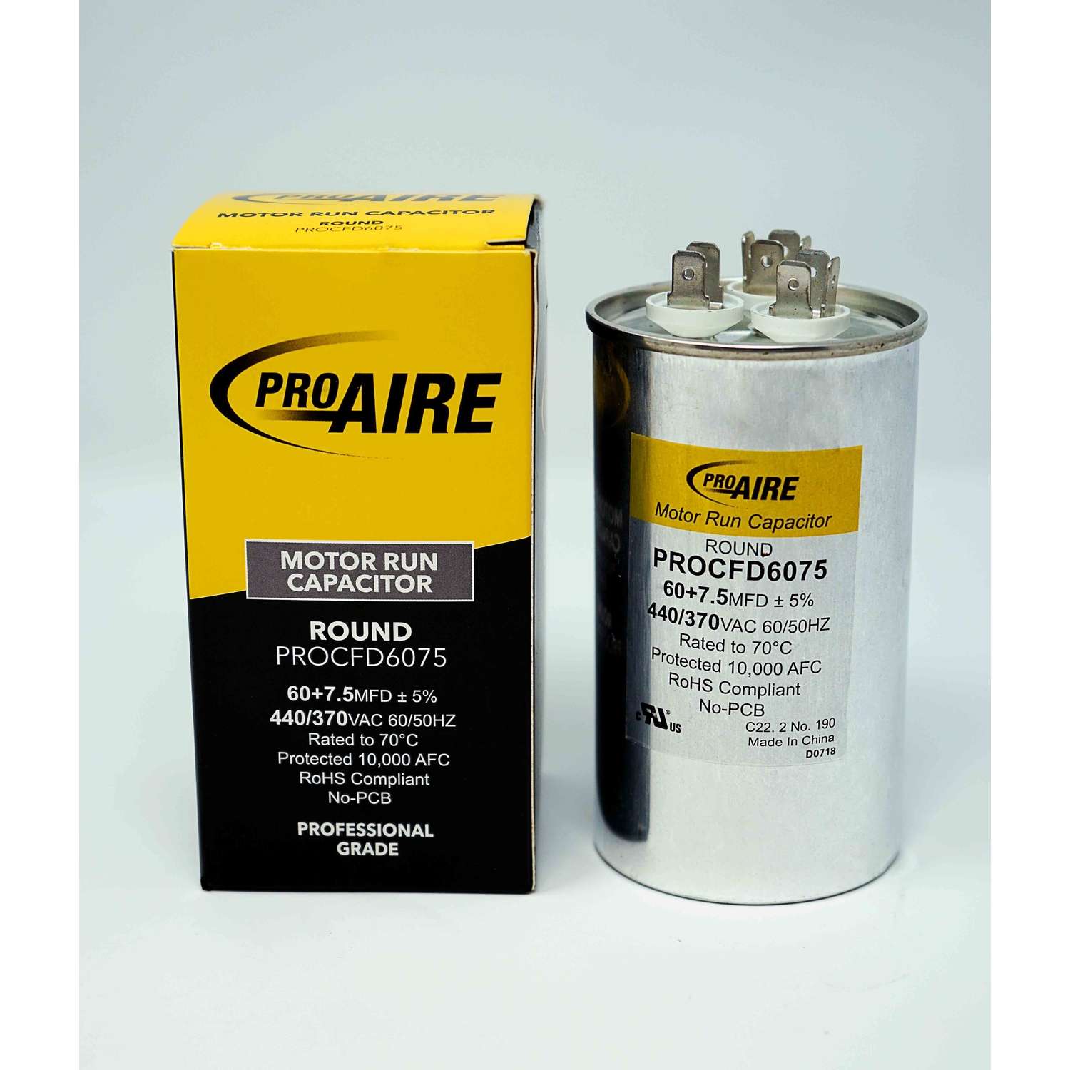 Perfect Aire ProAire 60+7.5 MFD 370 V Round Run Capacitor Ace Hardware