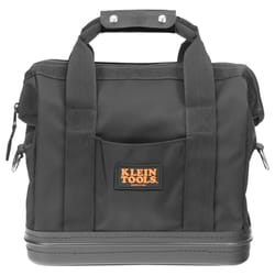 Klein Tools 8 in. W X 14.5 in. H Vinyl Tool Bag 10 pocket Black 1 pc