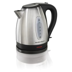 Hamilton Beach 1.7 L Black/Silver Electric Kettle