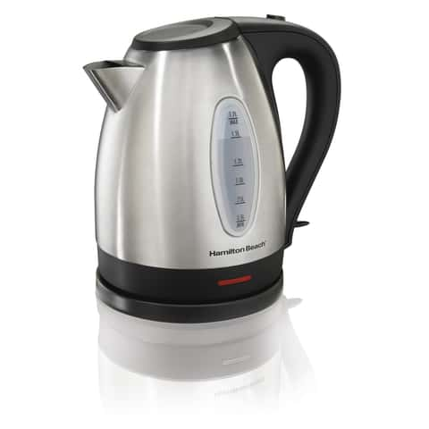 BLACK+DECKER™ 1.7L Rapid Boil Electric Kettle, Boils up to 7 Cups of Water,  Gray