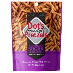 Dot's Pretzels Homestyle Cinnamon/Sugar Pretzels 5 oz Bagged