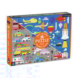 Mudpuppy Double-Sided Puzzle Multicolored 100 pc
