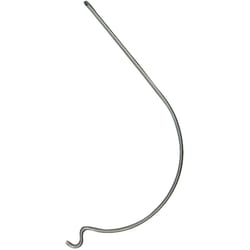 Monkey Hook Flush-Mount Galvanized Silver Picture Hanger 10 lb 4 pk