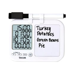 Taylor Digital Plastic Timer with Whiteboard