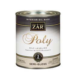 ZAR Semi-Gloss Clear Oil-Based Fast-Drying Polyurethane 1 qt