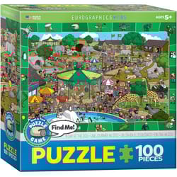 Eurographics A Day in the Zoo Jigsaw Puzzles Multicolored 100 pc