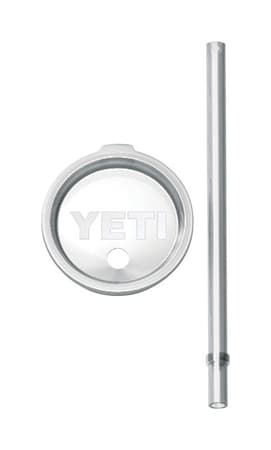 YETI Straw Lid, Tritan Co-Ployester, Clear, For: Rambler 20 oz