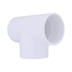 Charlotte Pipe Schedule 40 4 in. Slip X 4 in. D Slip PVC Tee 1 pk