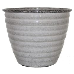 Robert Allen Metal Planter Pearl