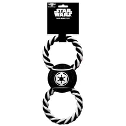 Buckle-Down Star Wars Black/White Nylon Empire Logo Tennis Ball Tug Toys 1 pk