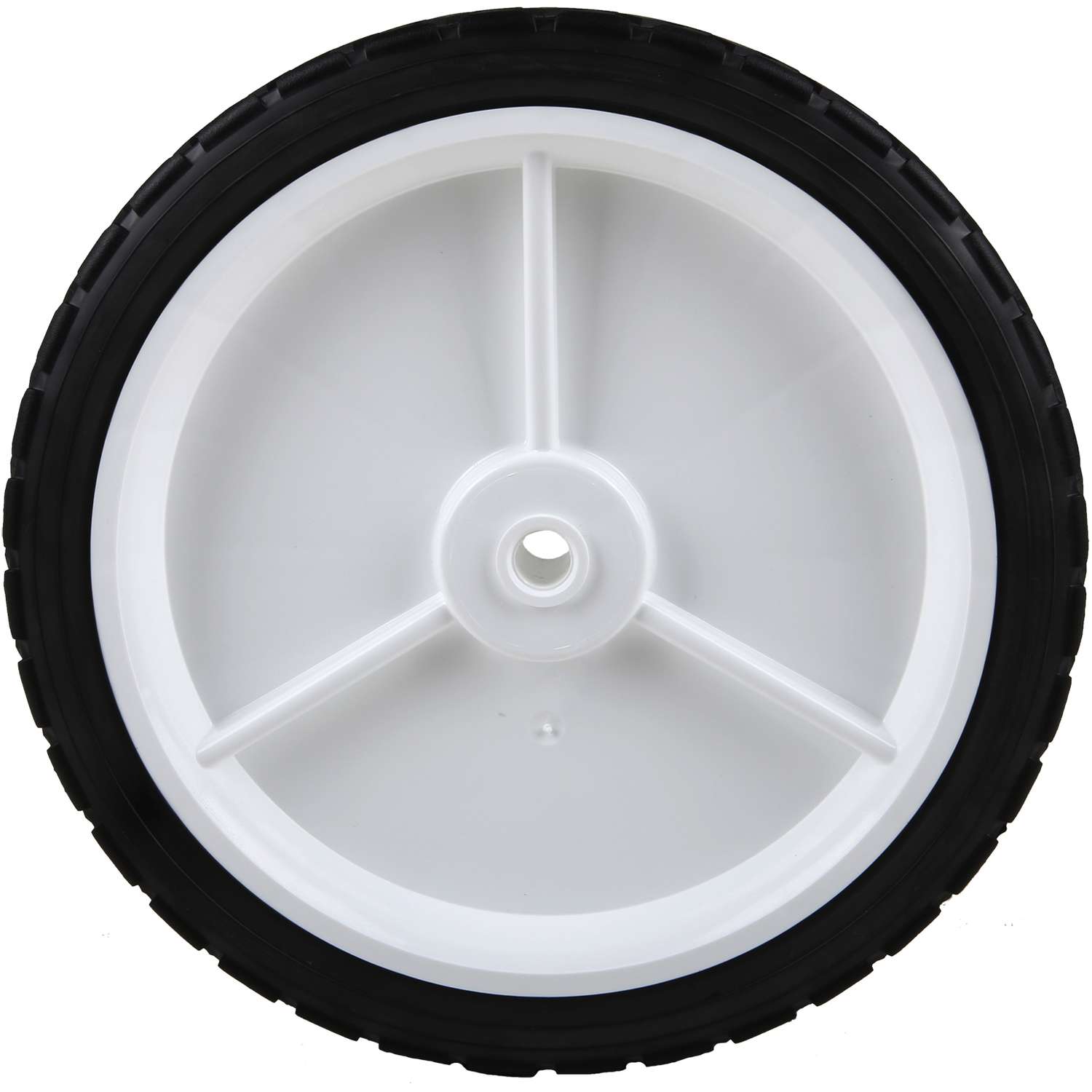 Arnold 1.75 in. W x 10 in. Dia. Plastic Lawn Mower Replacement Wheel 80