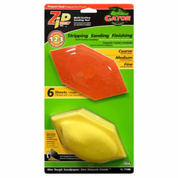 Gator Zip 3 in. W X 6 in. L Assorted Assorted Grit Sanding Block Kit