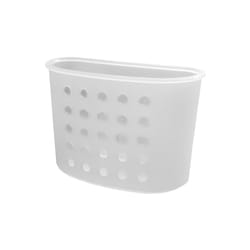Spectrum White Plastic Shower Basket