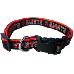 Pets First Team Colors San Francisco Giants Nylon Dog Collar Medium