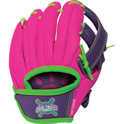 Franklin Air Tech Pink/Purple PVC Right-handed Baseball Glove 8.5 in. 1 pk
