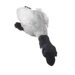 Multipet Migrators Black/White Plush Canadian Goose Dog Toy Large 1 pk