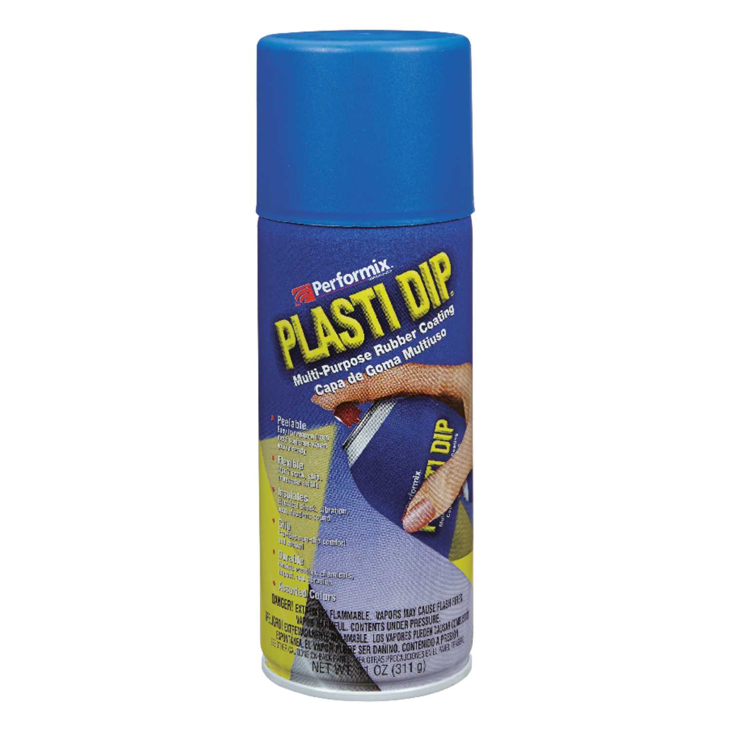 Plasti Dip Flat/Matte Flex Blue Multi-Purpose Rubber Coating 11 oz oz ...