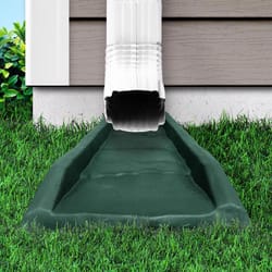 Master Mark 2 in. H X 11.5 in. W X 24 in. L Green Plastic Splash Block