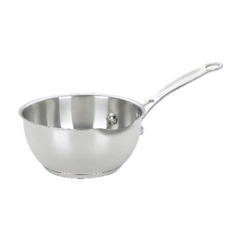 Cuisinart 719-16 1.5-Quart Chef's-Classic-Stainless-Cookware-Collection,  Saucepan w/Cover & 719-14 1-Quart