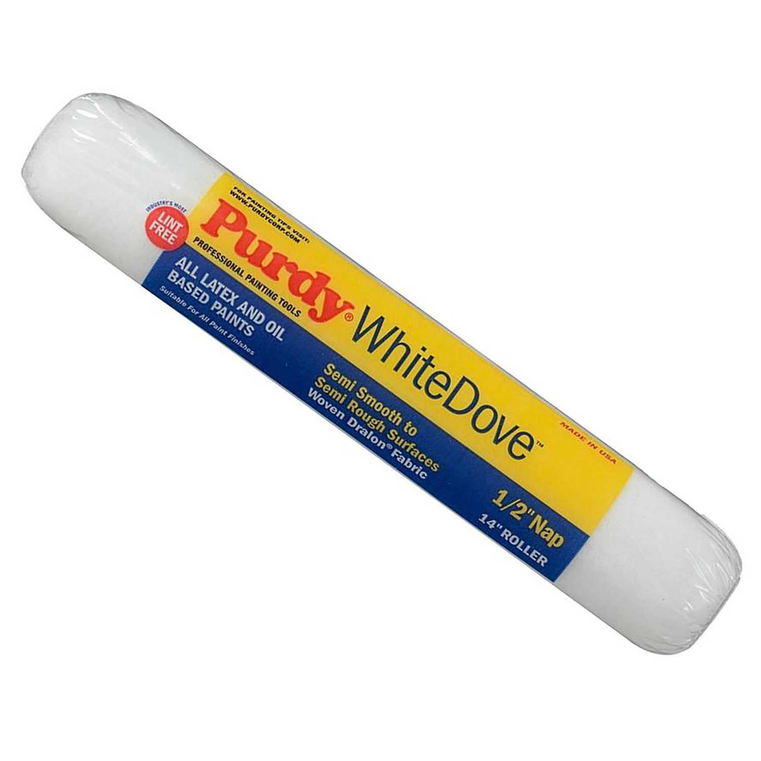 Purdy White Dove Dralon 1/2 in. x 14 in. W Regular Paint Roller Cover 1