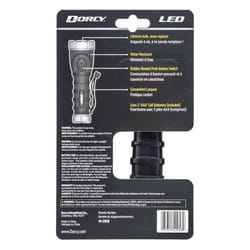 Dorcy 120 lm Black/Red LED Flashlight AAA Battery