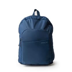 Fitkicks Hideaway Blue Packable Backpack 20 in. H X 13 in. W