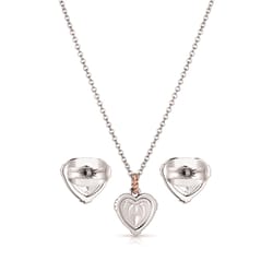 Montana Silversmiths Women's Western Mosaic Heart Silver Jewelry Sets