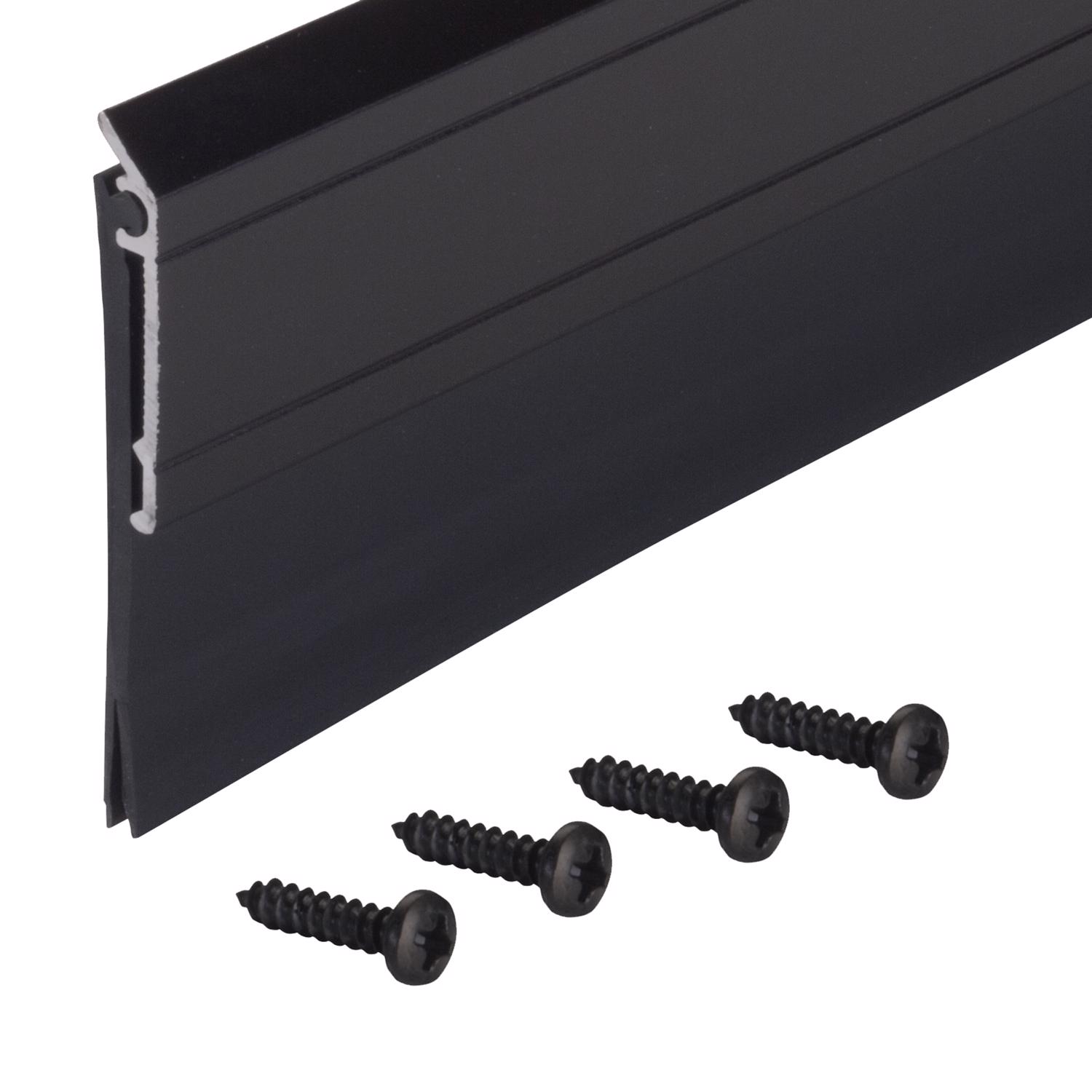M-D Building Products Black Aluminum/Vinyl Sweep For Doors 36 in. L X 0 ...