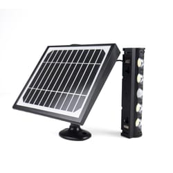 Wagan Tech Black Motion-Sensing LED Solar Wall Light
