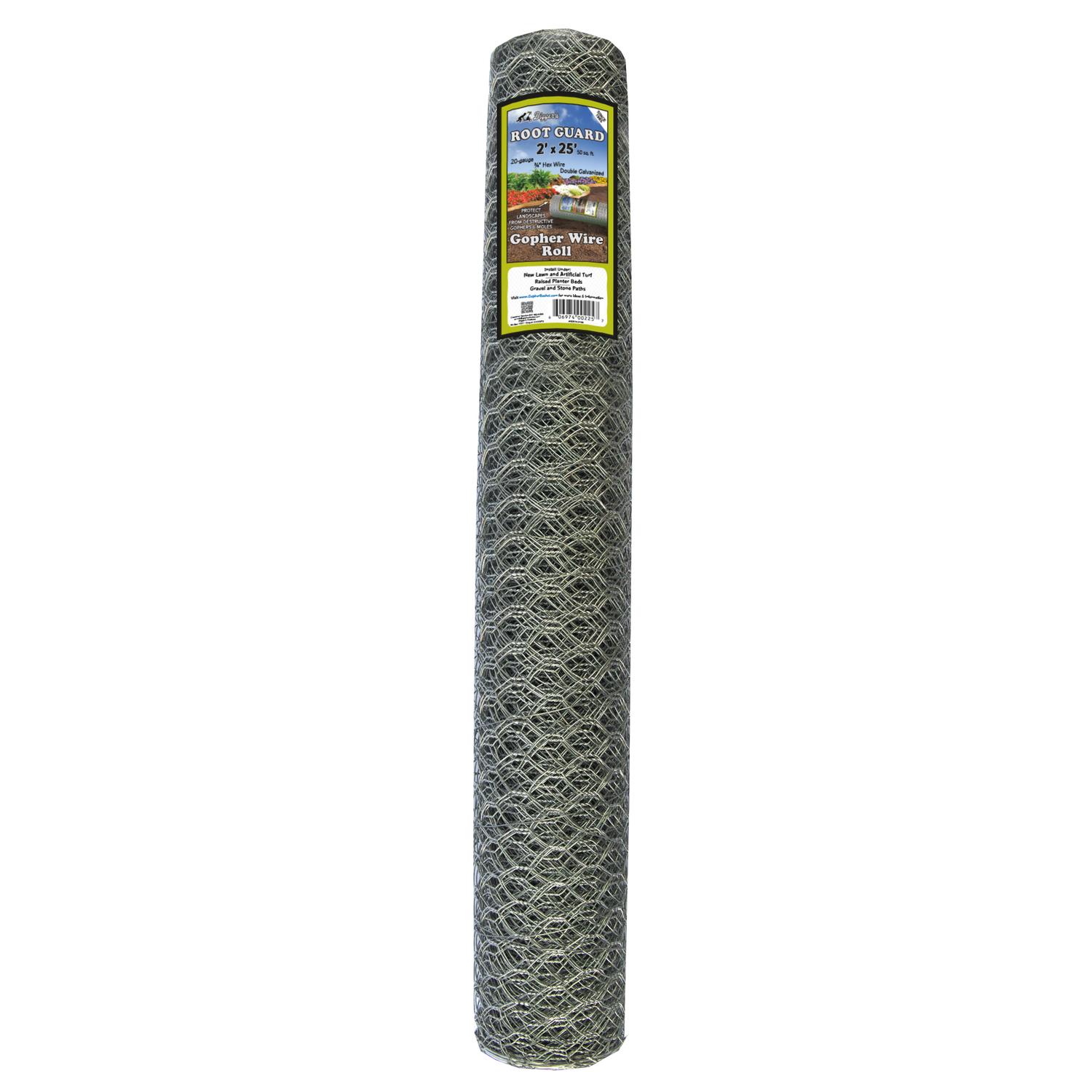UPC 606974002257 product image for Diggers Root Guard 2 ft. H x 25 ft. D Silver Coated Wire Gopher Wire Roll | upcitemdb.com