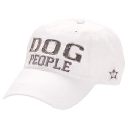 Pavilion We People Dog People Baseball Cap White One Size Fits All