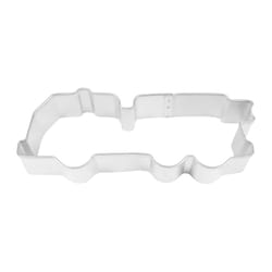 R&M International Corp International Corp 3 in. W X 5 in. L Fire Truck Cookie Cutter Silver 1 pc