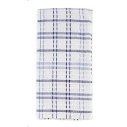 Ritz Royale Federal Blue Cotton Check Kitchen Towel 1 pk