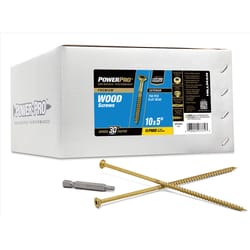 HILLMAN Power Pro No. 10 in. X 5 in. L Bronze Star Flat Head Premium Deck Screws 17 lb 750 pk