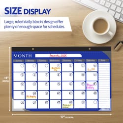 Bazic Products 11 in. W X 17 in. L Desk Pad Calendar 1 pk