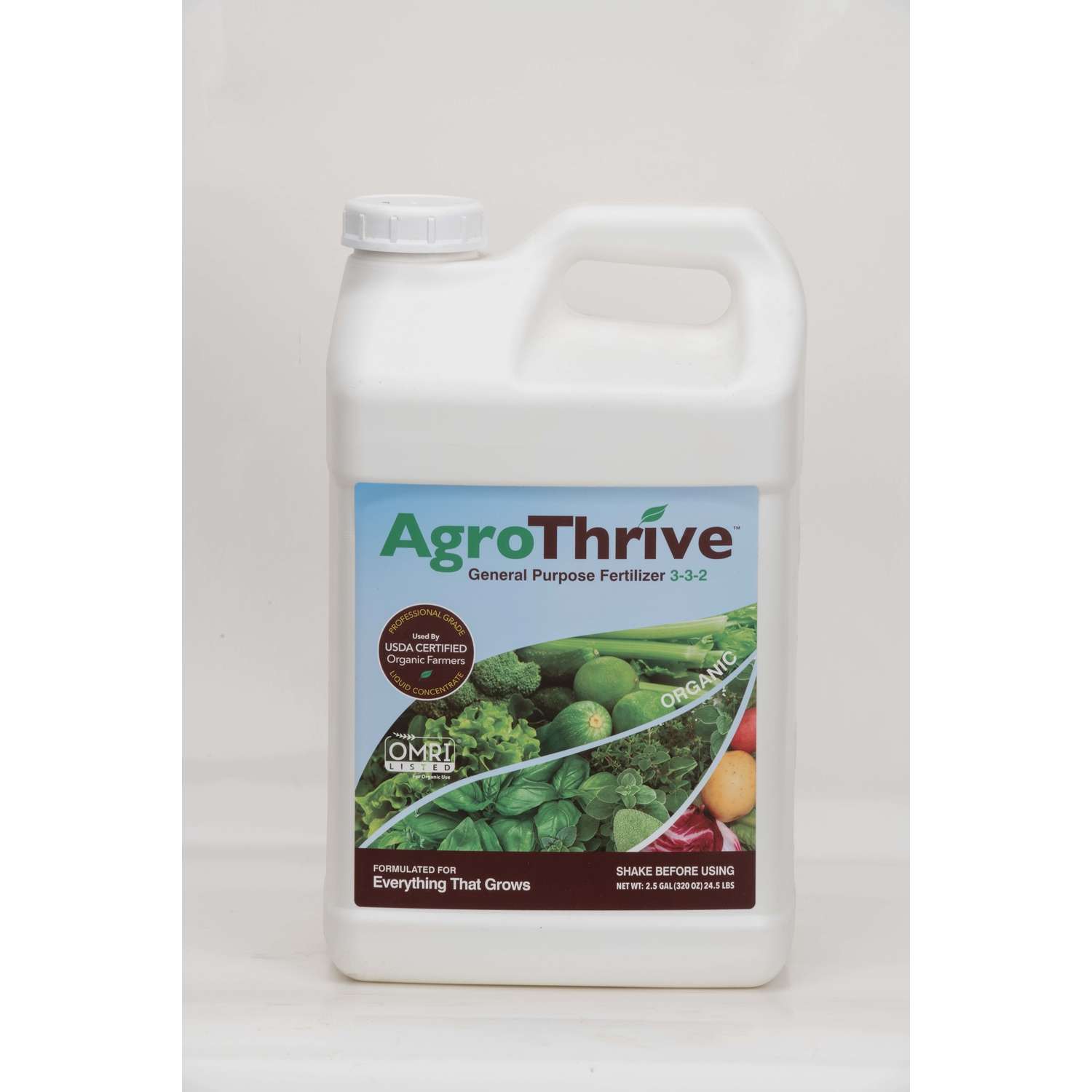 AgroThrive Organic 332 General Purpose Fertilizer 2.5 gal. Ace Hardware