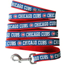 Pets First Team Colors Chicago Cubs Nylon Dog Leash Medium