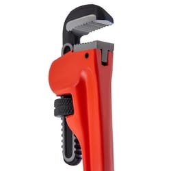 Superior Tool 1-1/2 in. Heavy Duty Pipe Wrench Red 1 pc