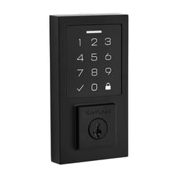 Kwikset 270 SmartCode Matte Black Metal Electronic Touch Pad Deadbolt