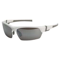 STIHL Safety Glasses Silver Mirror Lens White Frame 1 pc