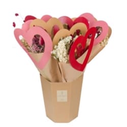 Dutch Flower House Valentine Multicolored Mix Bouquet Dried Flowers