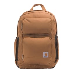 Carhartt Brown Dual Compartment Backpack 22 in. H X 15 in. W