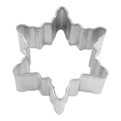 R&M International Corp 2 in. L Mini Snowflake Cookie Cutter Silver 1 pc