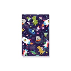 Denik 5 in. W X 8 in. L Sewn Bound Multicolored Space Dinos Notebook